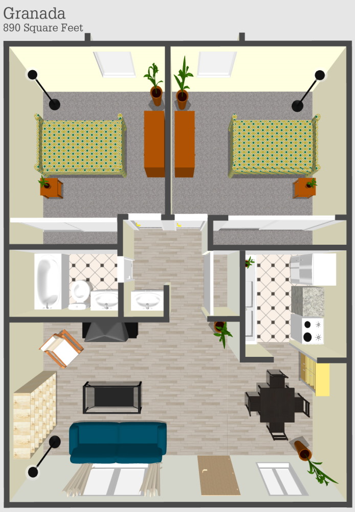 Granda 1 Apartment Floor Plan