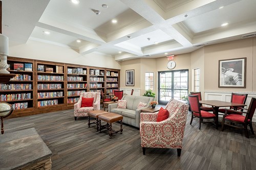 Library at Fellowship Square Surprise Senior Living