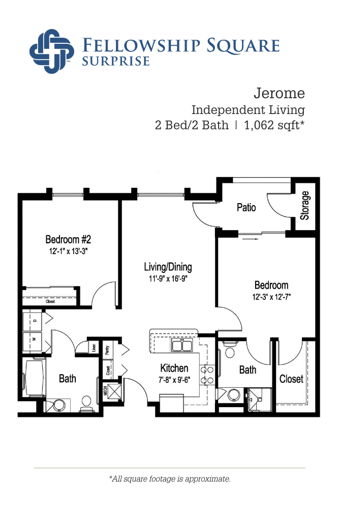 Independent Living 2 bed, 2 bath at Fellowship Square Surprise